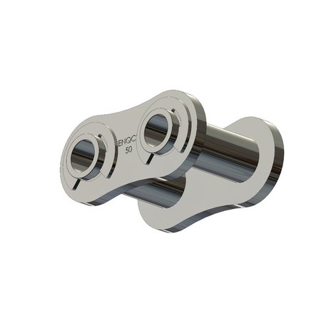 SENQCIA INSPIRE SERIES 50Sshp 304 Ss Hollow Pin Cl Sc ASME/ANSI Std Chain Single 5/8" Pit, PK5 50SSHPCL